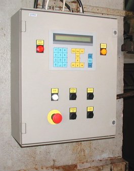 Operator panel of the electroplating line